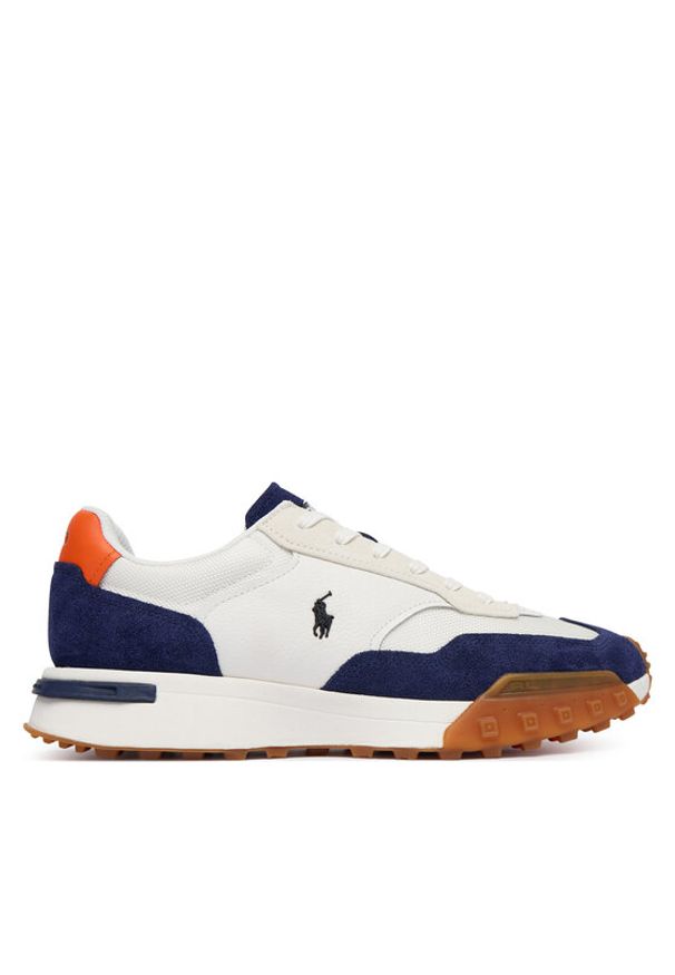 Polo Ralph Lauren Sneakersy Eldridge 809P07523003 Biały. Kolor: biały. Materiał: skóra, zamsz