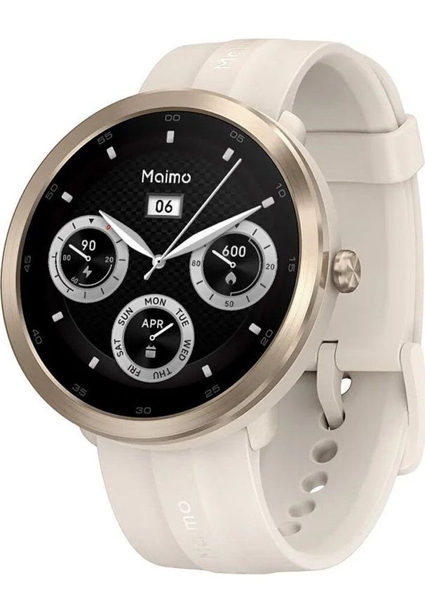 MAIMO - Smartwatch Maimo WT2001 Złoty (ATMIMZAB0RGPSGD). Rodzaj zegarka: smartwatch. Kolor: złoty