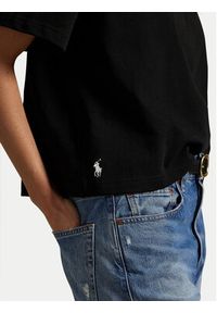 Polo Ralph Lauren T-Shirt 211967106002 Czarny Relaxed Fit. Typ kołnierza: polo. Kolor: czarny. Materiał: bawełna #3