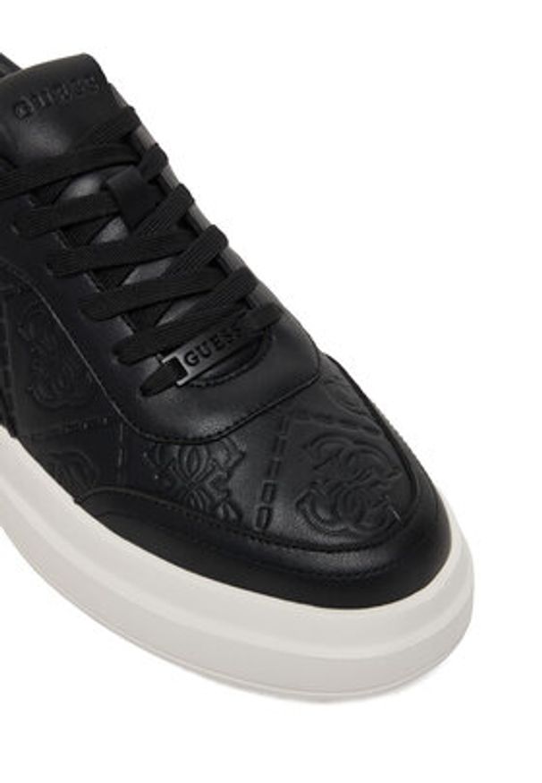 Guess Sneakersy FMPENO FAL12 Czarny. Kolor: czarny. Materiał: skóra, syntetyk