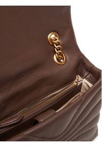 Pinko - PINKO Torebka Love Puff Mini Cl AI 24-25 PLTT 100039 A1EX Brązowy. Kolor: brązowy. Materiał: skórzane #5