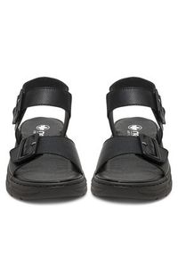 Rieker Sandały 66680-00 Czarny. Kolor: czarny. Materiał: skóra, syntetyk #7