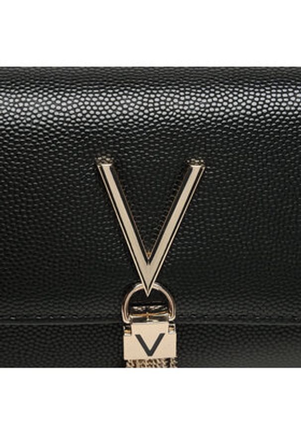VALENTINO - Valentino Torebka Divina VBS1R403G Czarny. Kolor: czarny. Materiał: skórzane