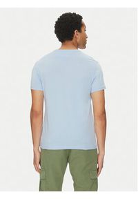 Tommy Jeans T-Shirt Entry Graphic DM0DM20779 Niebieski Slim Fit. Kolor: niebieski. Materiał: bawełna