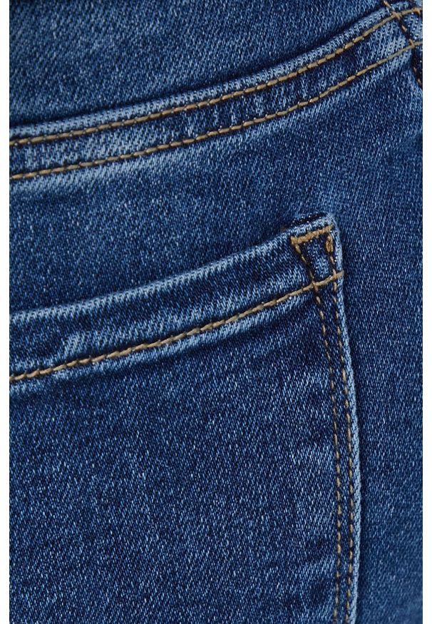 Answear Lab Jeansy damskie medium waist. Kolor: niebieski. Styl: wakacyjny