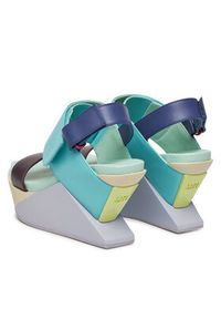 United Nude Sandały Delta Wedge Sandal 1041387716 Kolorowy. Materiał: skóra. Wzór: kolorowy #6