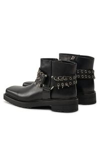 Patrizia Pepe Botki 2Y0022/L078 Czarny. Kolor: czarny. Materiał: skóra #6