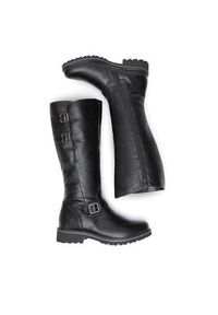 Remonte Kozaki R6590-01 Czarny. Kolor: czarny. Materiał: materiał #2