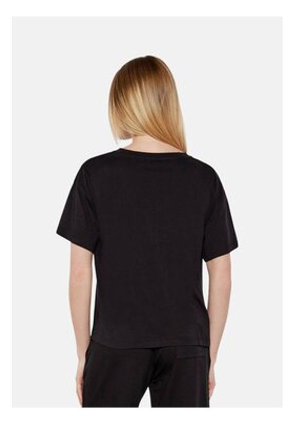 Emporio Armani Underwear T-Shirt EW000553 AF10887 UC001 Czarny Loose Fit. Kolor: czarny. Materiał: bawełna
