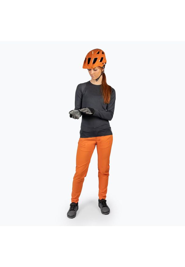 ENDURA - Longsleeve rowerowy damski Endura Singletrack. Kolor: szary. Długość rękawa: długi rękaw