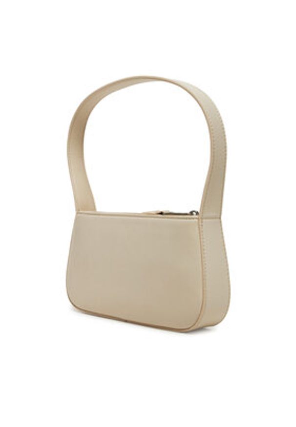 Tommy Jeans Torebka Tjw Ess Must Shoulder Bag AW0AW16966 Beżowy. Kolor: beżowy. Materiał: skórzane