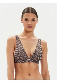 BOSS - Boss Góra od bikini Beatrix 50515551 Brązowy Regular Fit. Kolor: brązowy. Materiał: syntetyk