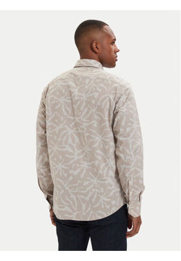 BOSS Koszula Ricoplus 50561608 Szary Regular Fit. Kolor: szary. Materiał: bawełna