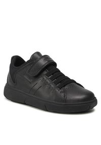 Geox Sneakersy J Nebcup B. B J02AZB 04314 C9999 M Czarny. Kolor: czarny. Materiał: skóra