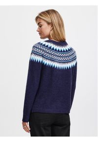 Fransa Sweter 20612945 Granatowy Regular Fit. Kolor: niebieski. Materiał: syntetyk #4