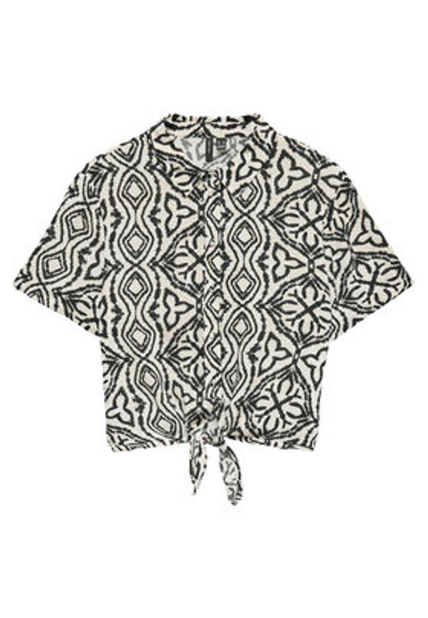 Vero Moda Koszula Menny 10303694 Czarny Relaxed Fit. Kolor: czarny. Materiał: wiskoza