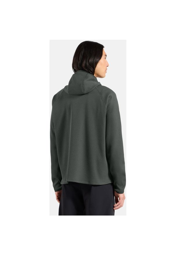Bluza z kapturem Odlo Mid layer hoody CUBIC. Typ kołnierza: kaptur. Kolor: szary