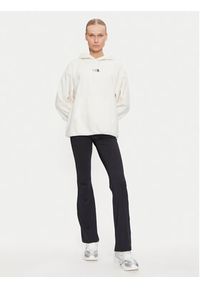 The North Face Bluza Essential NF0A89EN Écru Oversize. Materiał: bawełna, syntetyk #3