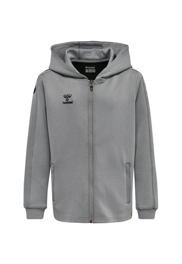 Bluza do piłki ręcznej dla dzieci Hummel Zip. Kolor: szary. Sport: piłka ręczna