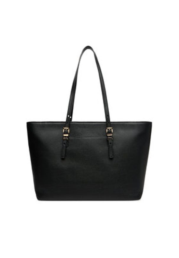 MICHAEL Michael Kors Torebka Quinn 30T5GQNT9L Czarny. Kolor: czarny. Materiał: skórzane