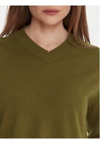 United Colors of Benetton - United Colors Of Benetton Sweter 102HD4032 Zielony Relaxed Fit. Kolor: zielony. Materiał: wiskoza #5