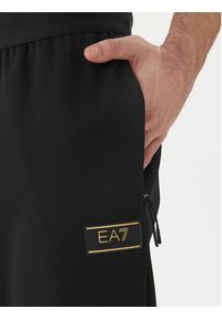 EA7 Emporio Armani Spodnie dresowe 7M001336 AF16658 UC001 Czarny Regular Fit. Kolor: czarny. Materiał: syntetyk #3