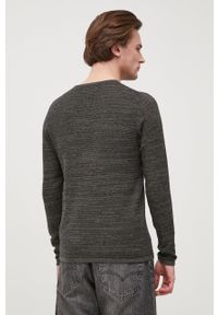 PRODUKT by Jack & Jones - Produkt by Jack & Jones sweter bawełniany męski kolor granatowy. Okazja: na co dzień. Kolor: niebieski. Materiał: bawełna. Długość rękawa: długi rękaw. Długość: długie. Wzór: ze splotem. Styl: casual #3