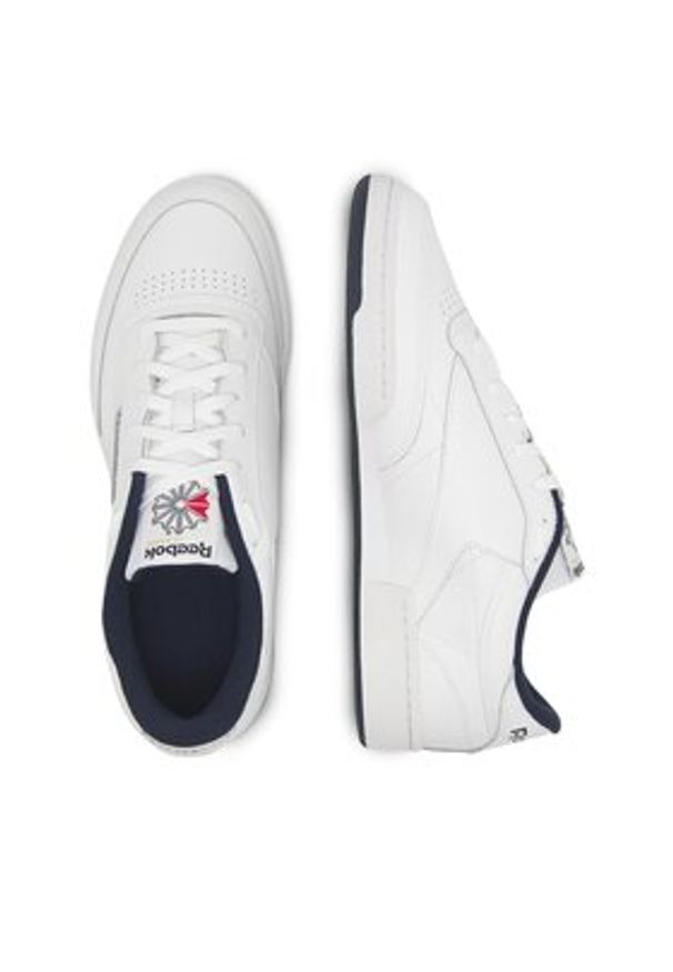 Reebok Sneakersy Club C 85 100000156 Biały. Kolor: biały. Materiał: skóra. Model: Reebok Club
