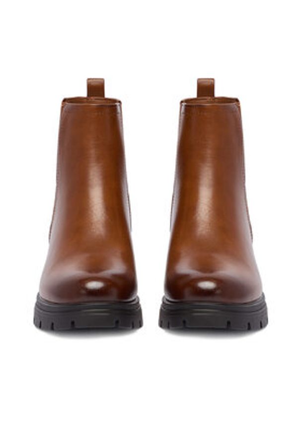 Jenny - JENNY Botki CEO-24F597-1 Brązowy. Kolor: brązowy. Materiał: syntetyk, materiał