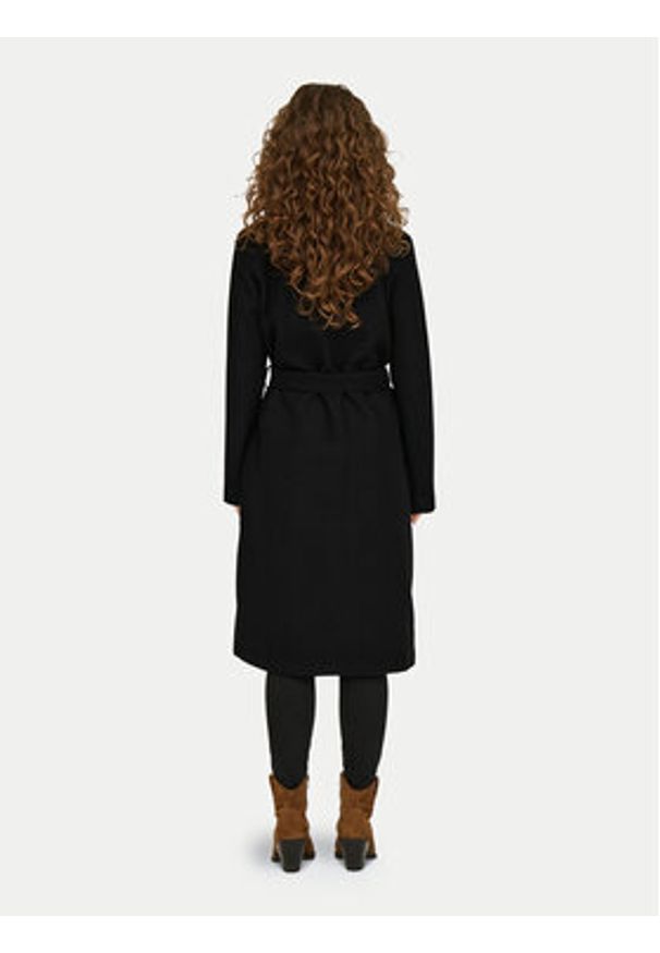 only - ONLY Płaszcz przejściowy Alvilda 15314362 Czarny Regular Fit. Kolor: czarny. Materiał: syntetyk