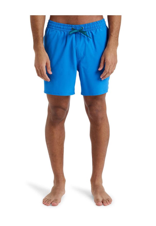 Quiksilver - Szorty kąpielowe dla Mężczyzn SURFSILK SOLID 16" Niebieski. Kolor: niebieski. Materiał: elastan, poliester, materiał. Styl: sportowy