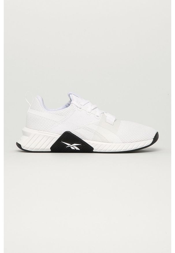 Reebok - Buty Flashfilm Train 2.0. Nosek buta: okrągły. Zapięcie: sznurówki. Kolor: biały. Materiał: guma