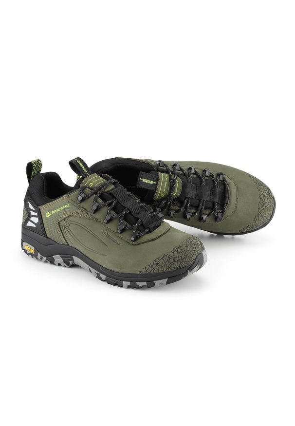ALPINE PRO - Buty trekkingowe niskie unisex Alpine Pro Spidere Vibram. Kolor: zielony