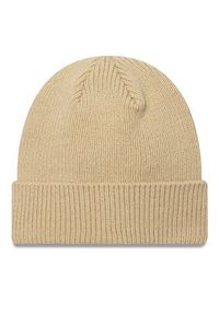 New Era Czapka Wool Cuff Knit Beanie 60424812 Beżowy. Kolor: beżowy. Materiał: akryl, materiał #3