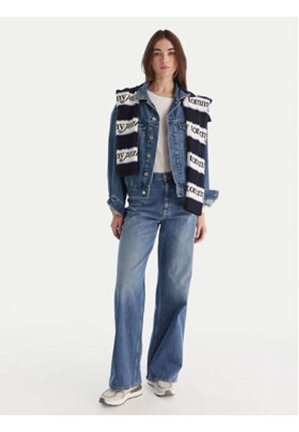 Tommy Jeans Jeansy Claire DW0DW20048 Niebieski Wide Leg. Kolor: niebieski