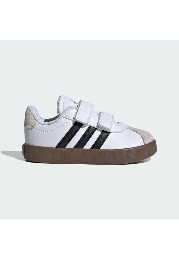 Adidas - Buty VL Court 3.0 Skateboarding Kids. Kolor: biały, wielokolorowy, czarny, szary. Sport: skateboard