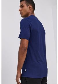 Moschino Underwear - T-shirt. Okazja: na co dzień. Kolor: niebieski. Materiał: materiał. Wzór: nadruk. Styl: casual