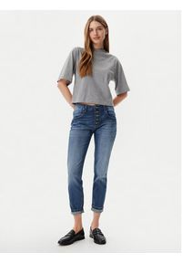 Please Jeansy P1YMBQ2W5L Granatowy Slim Fit. Kolor: niebieski #5