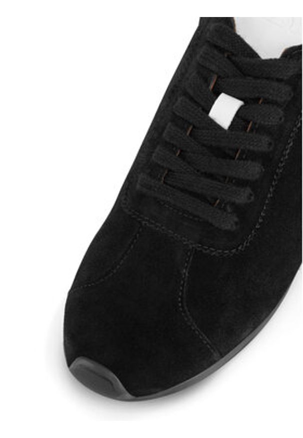 Gino Rossi Sneakersy AYA-110125 Czarny. Kolor: czarny. Materiał: zamsz, skóra