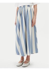Weekend Max Mara Spódnica maxi Vidim 2515101062 Niebieski Regular Fit. Kolor: niebieski. Materiał: bawełna