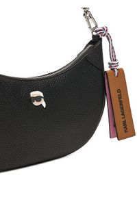 Karl Lagerfeld - KARL LAGERFELD Torebka A4W30007 Czarny. Kolor: czarny. Materiał: skórzane