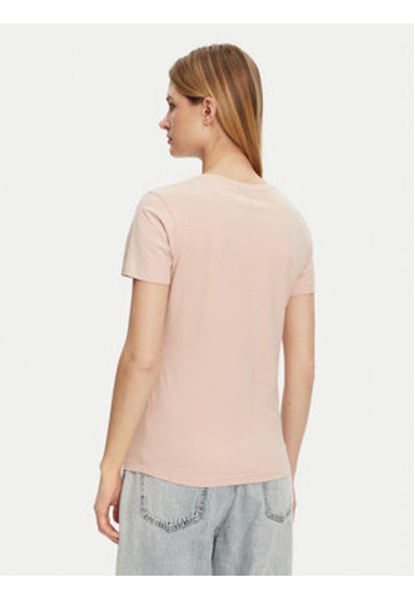 Guess T-Shirt O5GI02 KBBU1 Różowy Regular Fit. Kolor: różowy. Materiał: bawełna