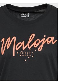 Maloja T-Shirt Vogelbeerem 34403-1-0817 Czarny Regular Fit. Kolor: czarny. Materiał: bawełna