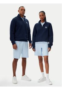 Lacoste Bluza Unisex SH2735 Granatowy Regular Fit. Kolor: niebieski. Materiał: bawełna #5