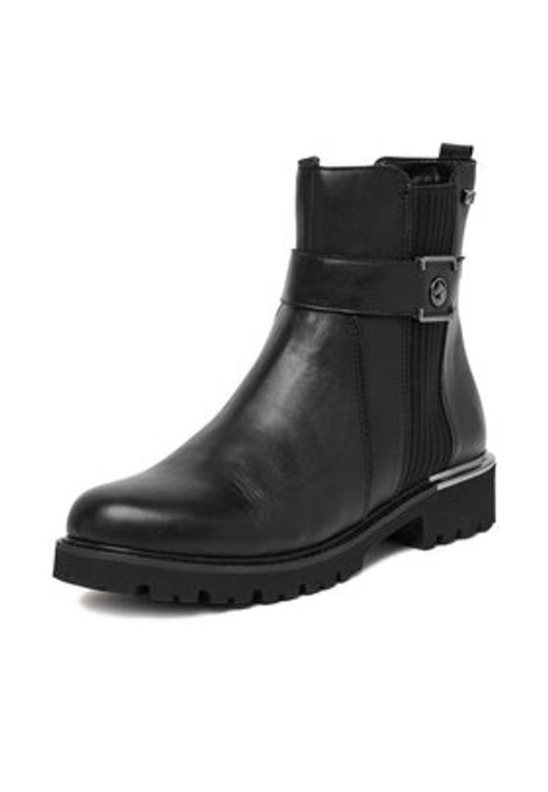 Remonte Botki CEO-D8654-00 Czarny. Kolor: czarny. Materiał: skóra