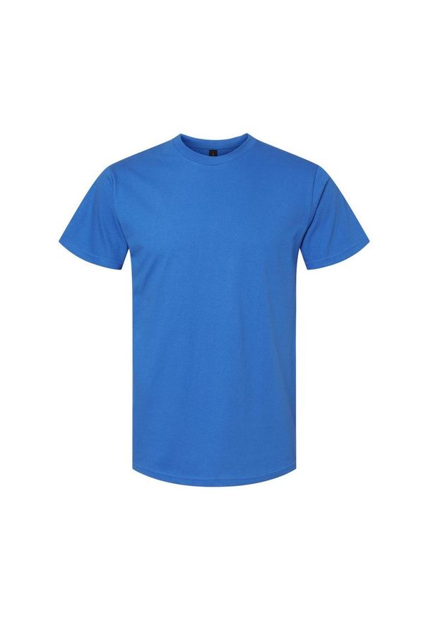GILDAN - Koszulka Unisex Dla Dorosłych Softstyle Midweight. Kolor: niebieski. Materiał: bawełna. Sport: turystyka piesza