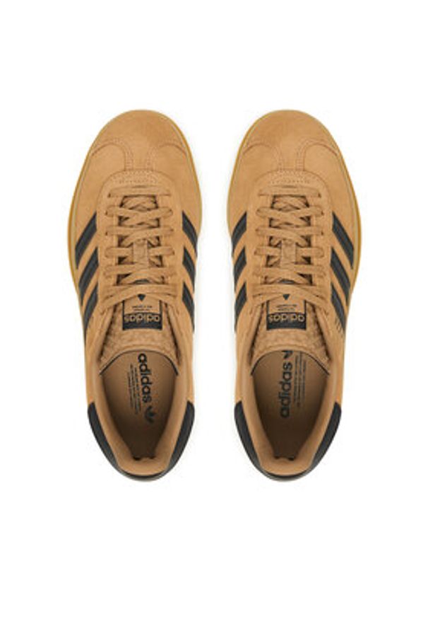 Adidas - adidas Sneakersy Gazelle Bold JQ3582 Beżowy. Kolor: beżowy. Materiał: zamsz, skóra. Model: Adidas Gazelle