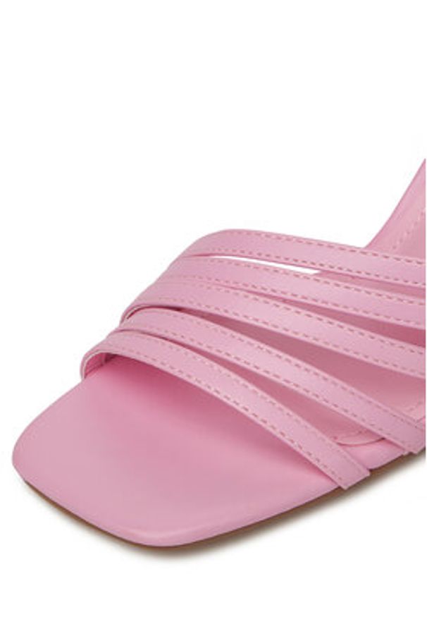 DeeZee Sandały LE527-5 Różowy. Kolor: różowy. Materiał: materiał, syntetyk