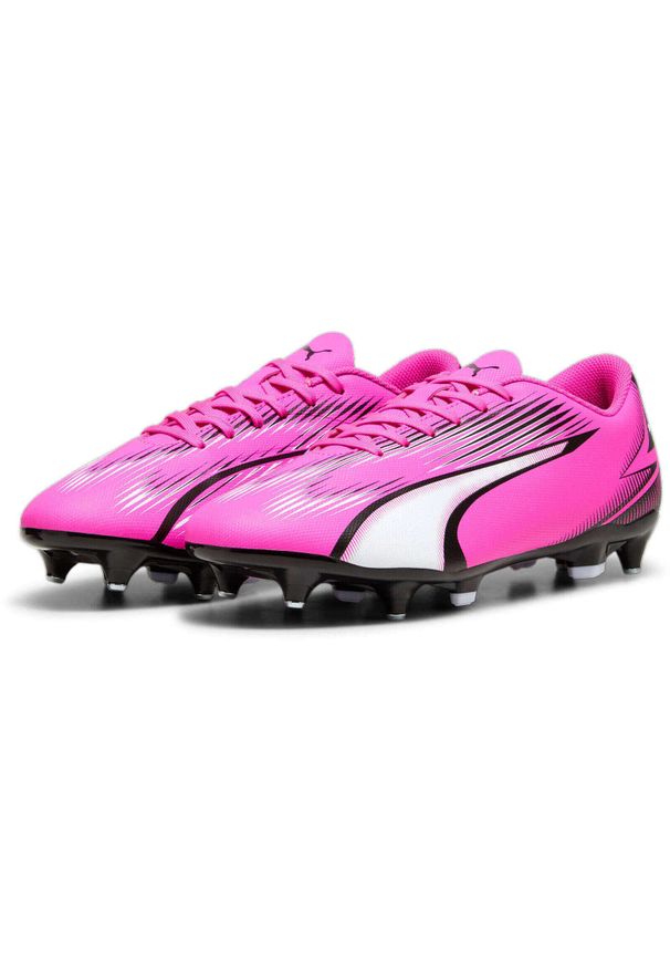 Buty piłkarskie Puma Ultra Play Mxsg, Dla obu płci. Kolor: fioletowy, wielokolorowy, różowy. Materiał: tkanina, materiał, syntetyk. Sport: piłka nożna