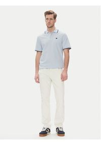 Wrangler Polo 112362830 Błękitny Regular Fit. Typ kołnierza: polo. Kolor: niebieski. Materiał: bawełna #4